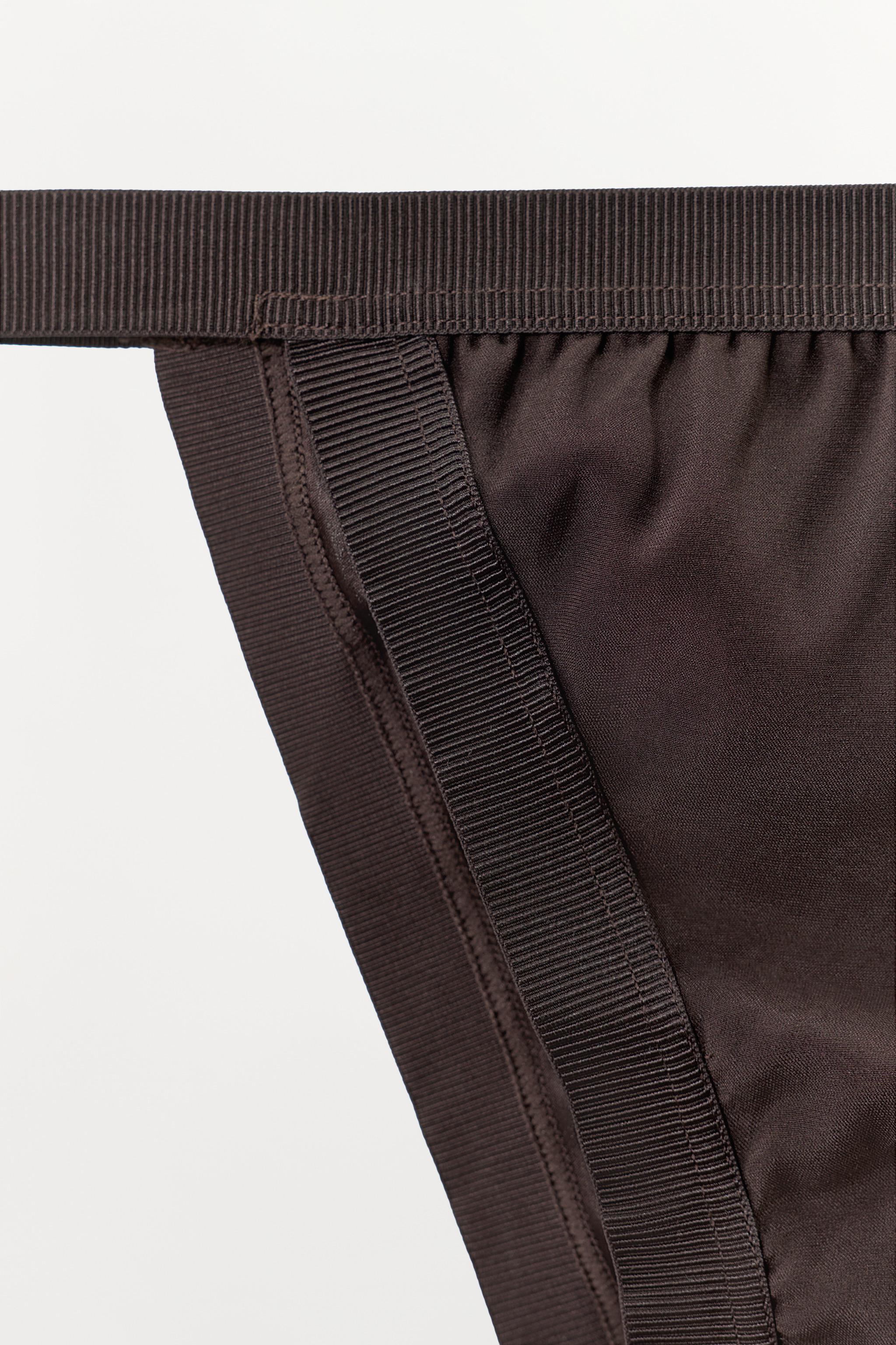 ELASTICIZED SILK BLEND PANTIES